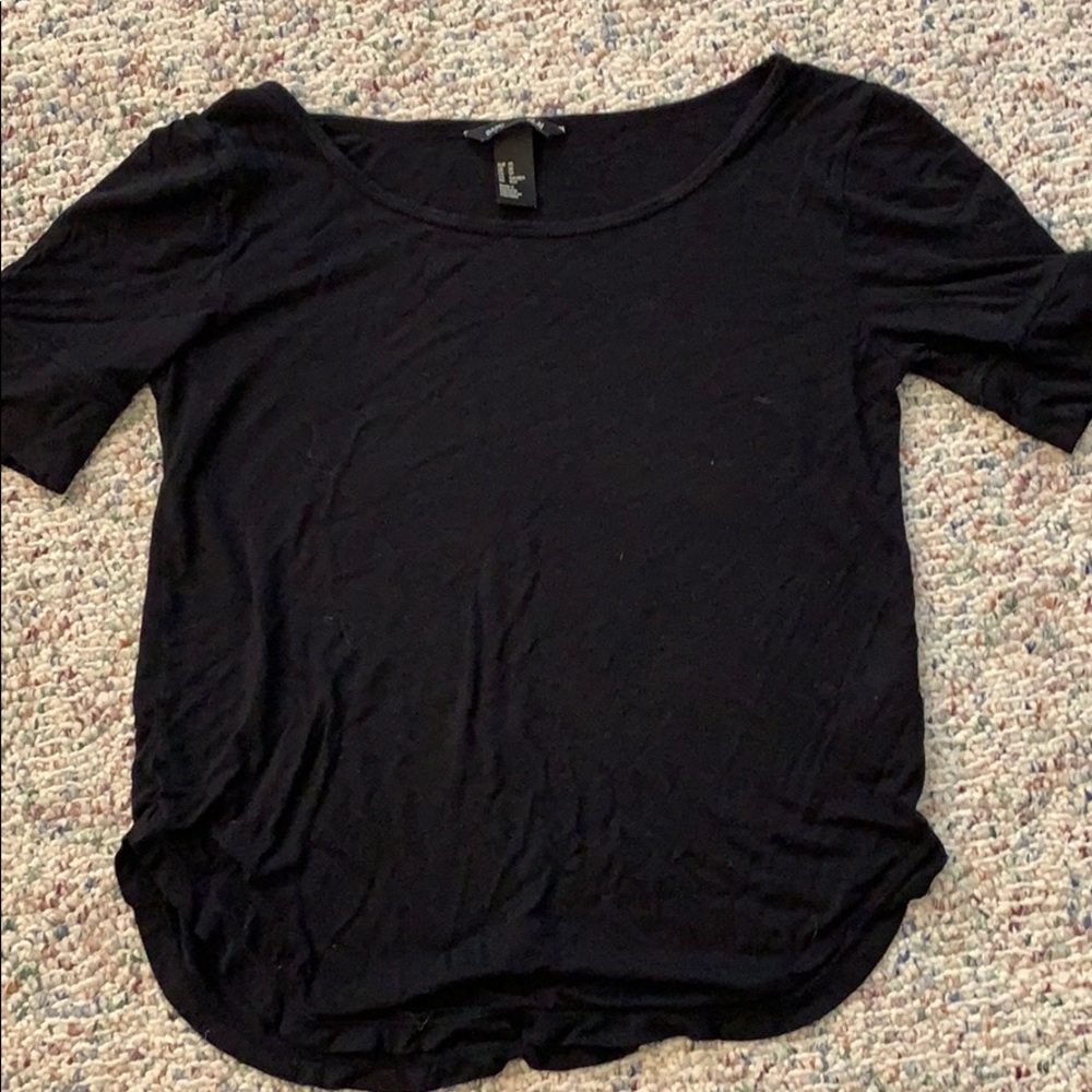 short sleeve silky shirt